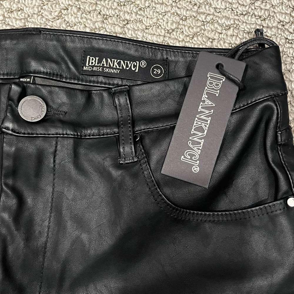 BLANK NYC FAUX LEATHER PANTS